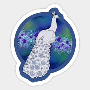 Spirit Animal Peacock Sticker